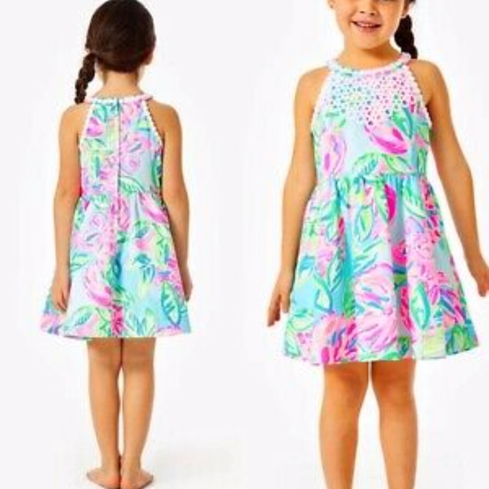 NWT Lilly Pulitzer Girls Little Kinley Dress - Picture 3 of 6
